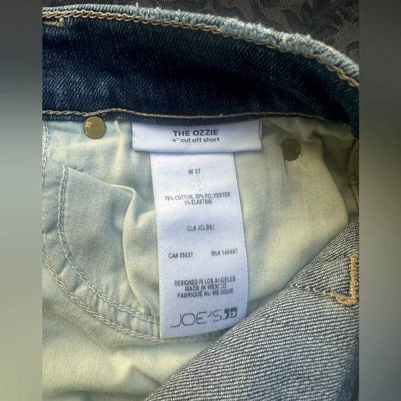 NWT Joe’s jeans The Ozzie 4” cut off short size 27 - Picture 6 of 7